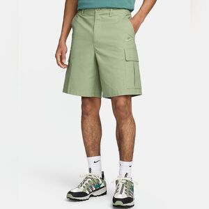 Nike Club Woven Cargo Shorts Men's 34 L Sportswear Olive Green Black FN3517-386